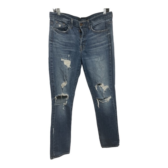 J Brand Blitz Cropped Jeans Size 28 - Picture 2 of 11